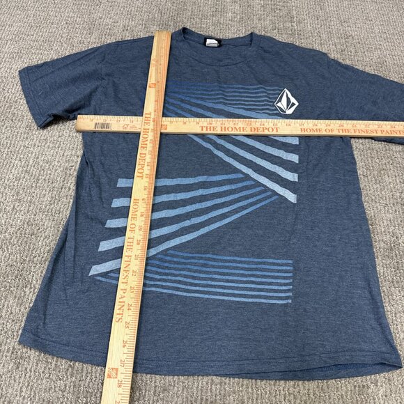 Volcom T-Shirt Men’s Blue Short Sleeve Size Large - Picture 2 of 11